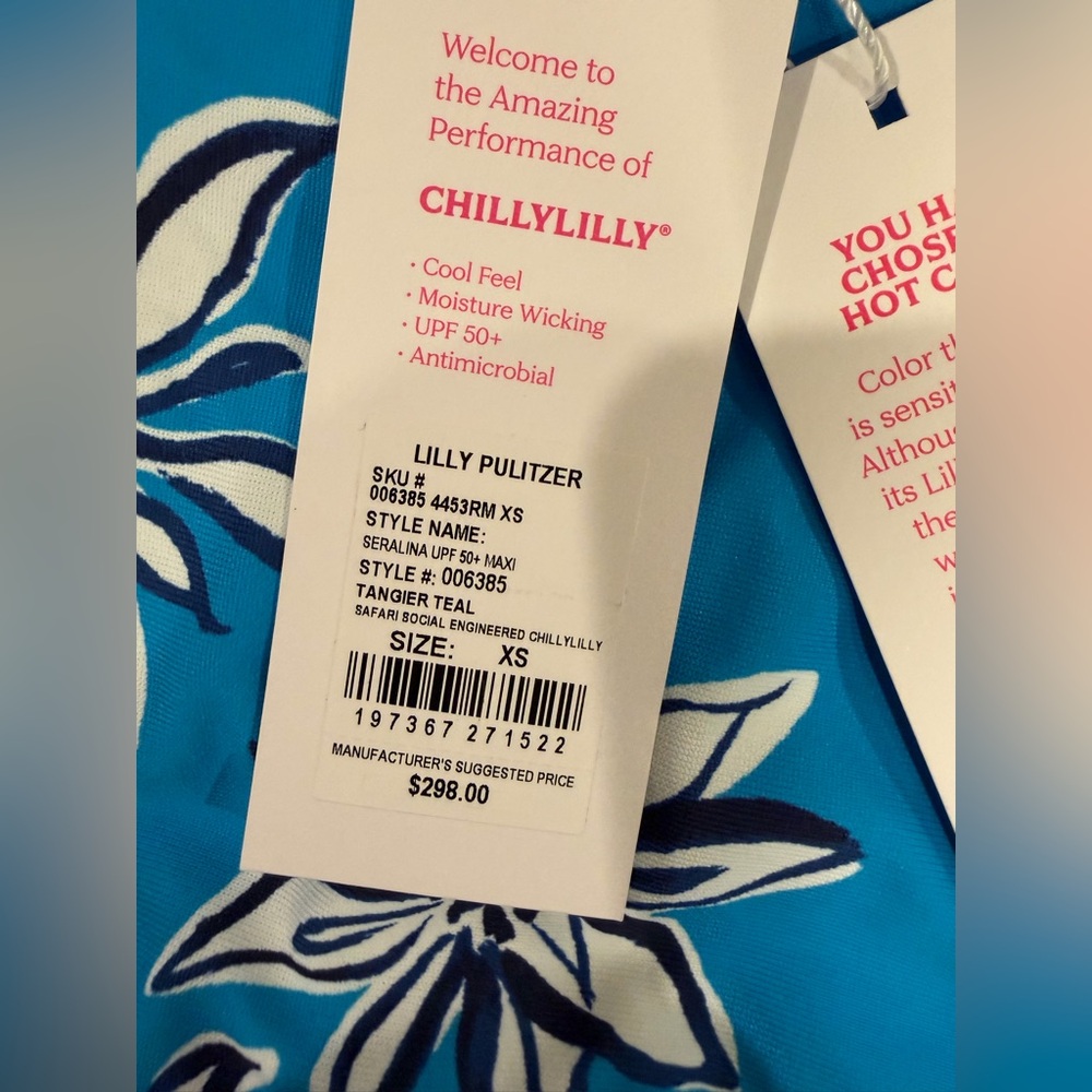 LILLY PULITZER  UPF 50+ ChillyLilly Seralina Maxi Dress⭐️ - Picture 15 of 16